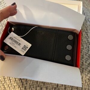 Hammitt North Wallet 
Gently used, in box 
Black, gunmetal